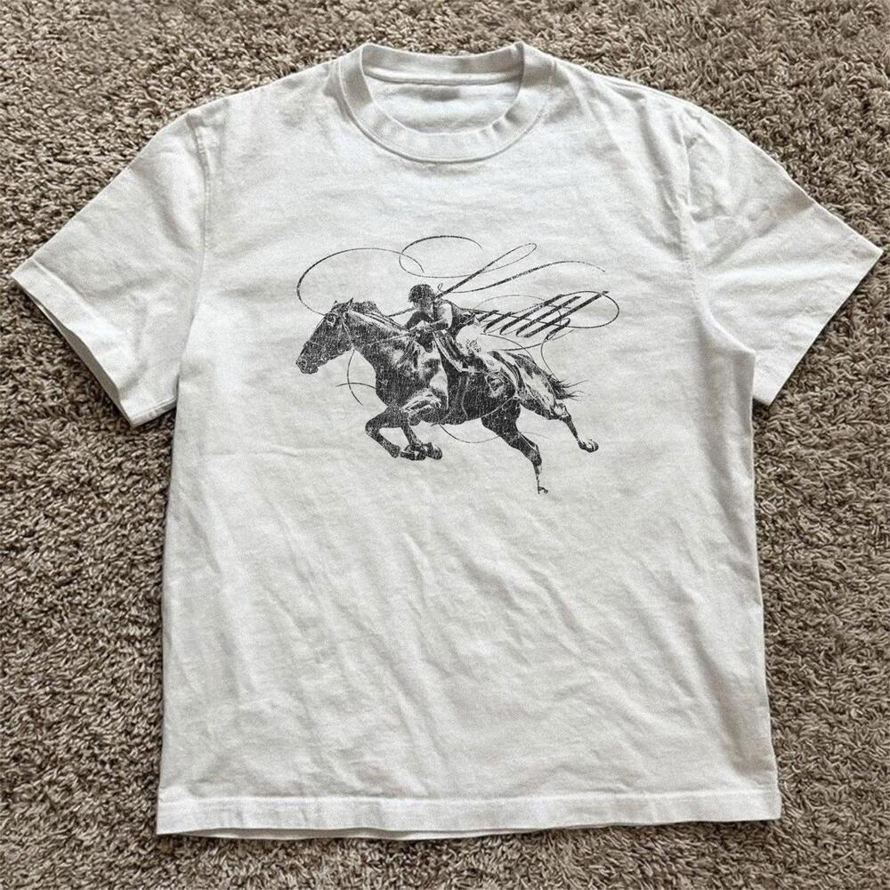 White Cowboy Tee